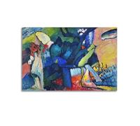 Wassily Kandinsky Great Works of Art Improvisation 10 Poster Picture Canvas Wall Paint Arts Decor Modern Home Artworks 08x12inch(20x30cm)