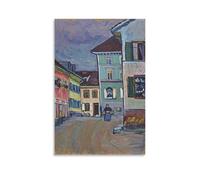 Wassily Kandinsky - Murnau. Top Of The Johannisstrasse Poster Posters Wall Art Painting Canvas Prints Decor Poster Artworks 08x12inch(20x30cm)