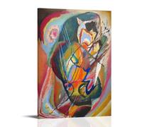 Wassily Kandinsky Print - Untitled Improvisation Iii Poster Canvas Wall Decor Art Painting Prints on Modern Artwork for Living Room,Bathroom,Bedroom,Home 08x12inch(20x30cm)