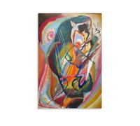 Wassily Kandinsky Print - Untitled Improvisation Iii Poster Canvas Wall Decor Art Painting Prints on Modern Artwork for Living Room,Bathroom,Bedroom,Home 20x30inch(50x75cm)