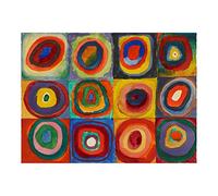 Wassily Kandinsky - Squares with Concentric Circles 1913 - Small - Semi Gloss - Unframed