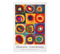 Wassily Kandinsky Squares with Concentric Rings Jigsaw Puzzle, 1000 Piece