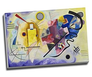 Wassily Kandinsky Yellow Red Blue Canvas Print Modern Abstract Wall Art Picture Canvas Prints Large A1 30 X 20 Inches (76.2Cm X 50.8Cm)
