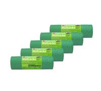 Waste Bags 5x 10 Pieces 130L Garbage Bag Garden Waste Bags Trash Bags