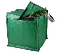 Waste Bags - 90 Litre Garden bag with Lid - PREMIUM GRADE - Industrial Fabric and Handles - Heavy Duty/Green Waste Sacks (1)