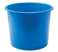 Valuex ValueX Deflecto Waste Bin Plastic Round 14 Litre Blue
