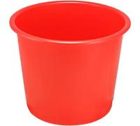 Deflecto 14 Litre Plastic Waste Bin - Red