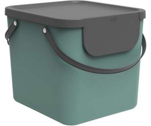 Waste Bin 40L Waste Separation Container Indoor Recycling Bin Rotho Albula Green