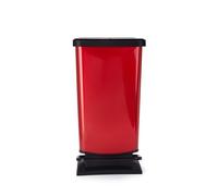 Waste Bin Pedal Stable Stand Durable Lid Ergonomic Opening Solid 40L Heavy Duty