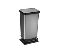 Waste Bin Pedal Stable Stand Durable Lid Ergonomic Opening Solid 40L Heavy Duty