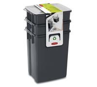 Waste Bin Sorting Recycling Recycle Trash Can Durable 2 x 10L + 6L Set 3 PCS HQ