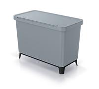 Waste Bin Trash Can 3 x 10L / 2 x 23L Segregation Lid Dustbin Sorting Garbage UK