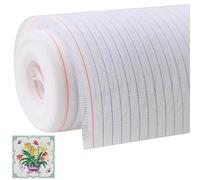 Waste Canvas for Cross Stitching 14CT Disposable Cross Stitches Fabric 13x20in Cotton Waste Canvas for DIY Handmade Embroidery