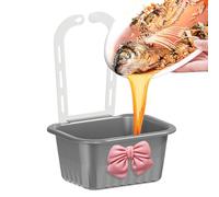 Waste Catcher for Kitchen Sink, Food Drainage Rack for Fruits and Vegetables Tap Mounted | Multifunctional Filter Container for Rice Fruit Meat Soap Kitchen Apartment and Sall