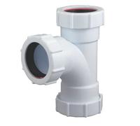 Waste Compression 32mm Swept Tee (Pack of 2)