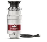 Waste King Legend Series 1/2 HP Continuous Feed Garbage Disposal with Power Cord - (L-1001)