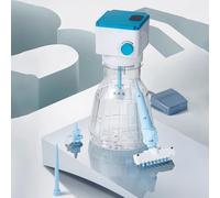 Waste Liquid Recycler, Liquid Recycler Vacuum Aspirator, 2L Large Capacity, with 3 Pcs Long/Short/8 Rows Aspiration Head, Speed Adjustable, Foot Pedal/Knob Control, Low Noise, for Lab Teaching