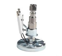 Waste Oil Burner Nozzle Stainless Steel Siphon Type 0.8-2.0mm Hole Size for Industrial Boiler Combustion and Heavy Oil Atomization with Adjustable Spray Flow Angle Anti-Clog Design(1.5mm)