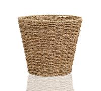 ARPAN Waste Bin - Woven Waste Paper Basket for Bedroom, Kitchen, Bathroom or Office - Seagrass Trash Can - Versatile Wastebasket for Garbage and Rubbish