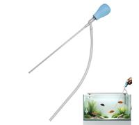 Waste Remover for Cleaning Aquariums - Aquarium Feeder Hose, Manual Aquarium Water Changer with Cleaning Straw and Suction Dropper Pipette | Simple Siphon Cleaner for Fresh and Salt Water