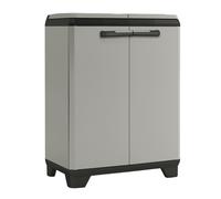 Waste Sorting Bins Waste Collection Bins Grey 2 x 110L 68x39x92 cm Keter