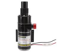 Waste Water Pump Macerator Pump High Efficiency Multi Protection Anti Clogging Sewage Disposal System for RV Yacht Kitchen Household Plastic Iron 11 x 4.4 x 4in (24V)