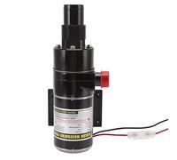 Waste Water Pump Macerator Pump High Efficiency Multi Protection Anti Clogging Sewage Disposal System for RV Yacht Kitchen Household Plastic Iron 11 x 4.4 x 4in (12V)