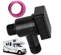 Waste Water Tank Flush Valve Check Valve - Replacement Valve for Waste Water Tank Trailer, Accessories for Leakage Protection Vacuum Interrupter and Fresh Water Protection for Camping and