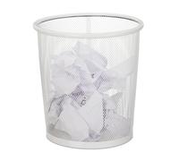 Wastebasket Round Waste Bin Office Trash Can Decorative Rubbish Basket 8 L