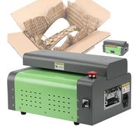 Wasted Cardboard Slitting Mesh Strip Cutters, Perforator Machine, Honeycomb Packing Paper Maker, Eco Friendly and Space-Saving Shredded for Efficient Packaging and Management(425mm)