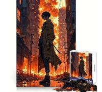 Wasteland Survivor Jigsaw Puzzles 1000 Pieces for Adults Strategic Think Light Recreation Clean Cut Xmas Present (50x75cm)