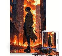 Wasteland Survivor Puzzle for Teenagers 1000 Pieces Cognitive Recall Restful Pleasure Sharp Cut Unique Gift (38x52cm)
