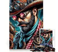 Wasteland Wanderer Jigsaw Puzzles 1000 Piece for Adults Intellectual Fun Calm Distraction Sharp Cut Thoughtful Gift (38x26cm)