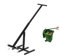 Wastemate Bin Compactor, Trash Bin Compactor, Touchless Trash Can Compactor, Portable Waste Recycling Hand Tool, Manual Trash Squasher with Adjustable Handle for Kitchen and Garden