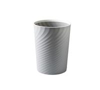 Wastepaper Basket Minimalist Trash Can, Open Top, No Lid Wastebasketfor Kitchen Bathroom Living Room Office Garbage Can(Gris,Small)