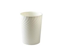 Wastepaper Basket Minimalist Trash Can, Open Top, No Lid Wastebasketfor Kitchen Bathroom Living Room Office Garbage Can(White,Small)