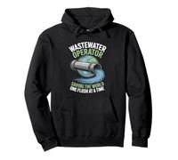 Wastewater Operator Saving The World One Flush At A Time Pullover Hoodie