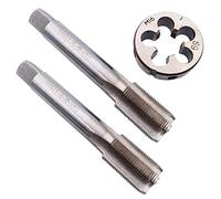 WASTOREEL 16mm x 1 HSS Metric Machine Thread Tap and Die Set M16 x 1mm Pitch, 3pcs