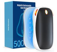 Wasuka Hand Warmers Rechargeable 2 Pack, Electric Magnetic Hand Warmer Portable Reusable Handwarmer with 5000mAh Power Bank Function, USB Pocket Warmer Hand Heater Great Gift for Men Women