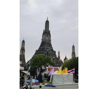 Wat Arun Riverside Notebook: 120 Pages Lined Notebook, 6 x 9 in, Iconic Thailand Temple Architecture Cover