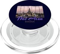 Wat Arun Temple Bangkok Thailand at sunset Vintage design PopSockets PopGrip for MagSafe