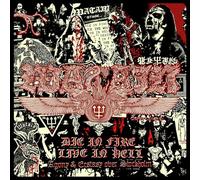 Watain - Die In Fire Live In Hell Ltd. Yellow & Red - Colored 2 Vinyl