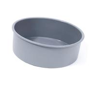 WATAWATA Silicone Cake Tins Cake Moulds Reusable Baking Cases Muffin Molds Cups Trays for Air Fryer of Muffins Puddings Bread (Grey, 4 inch)