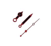 Watch Accessories, Colored Hands, Black Oil, No Night Light, Suitable for Installing NH35/36/4R/7S Movements(Red)