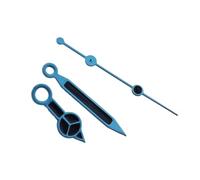 Watch Accessories, Colored Hands, Black Oil, No Night Light, Suitable for Installing NH35/36/4R/7S Movements(Blue)