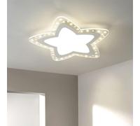 Watch accessories winder Dimmable LED Hanging Cartoon Star Light Acrylic Ceiling Lamp with Remote Flush Mount Chandelier Fixture, Lighting