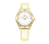 Watch Authentic Roman Word gravure Scale dial Waterproof Quartz Female Form (Color : D)
