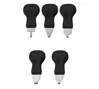 Watch Back Case Cover Opener Kit 5PCS Removal Tools for Watchmakers and Repairers (brown)