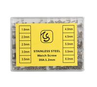 Watch Back Cover Screw - 18 Sizes 500pcs, All-Steel Tiny Self-Tapping Screws, Self Tapping Screws Set | Watch Screw Accessories for Glasses Repair, Mobile Phones & Watches