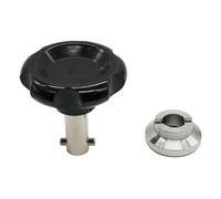 Watch Back Opener Tool Kit, Stainless Steel 5537 Case Back Remover for Rolex/Tudor 29.5mm/ 36.5mm, black round handle, 36.5mm, Modern